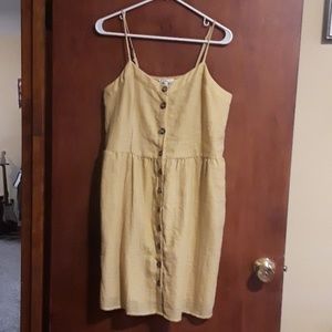 Maurices Dresses - Golden Button Down Dress Maurices Dresses - Golden Button Down Dress